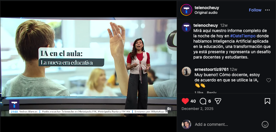 PIA Interview en Instagram